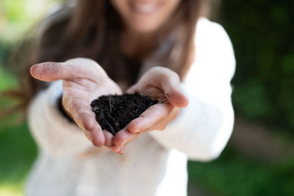 Bee-friendly soil preparation