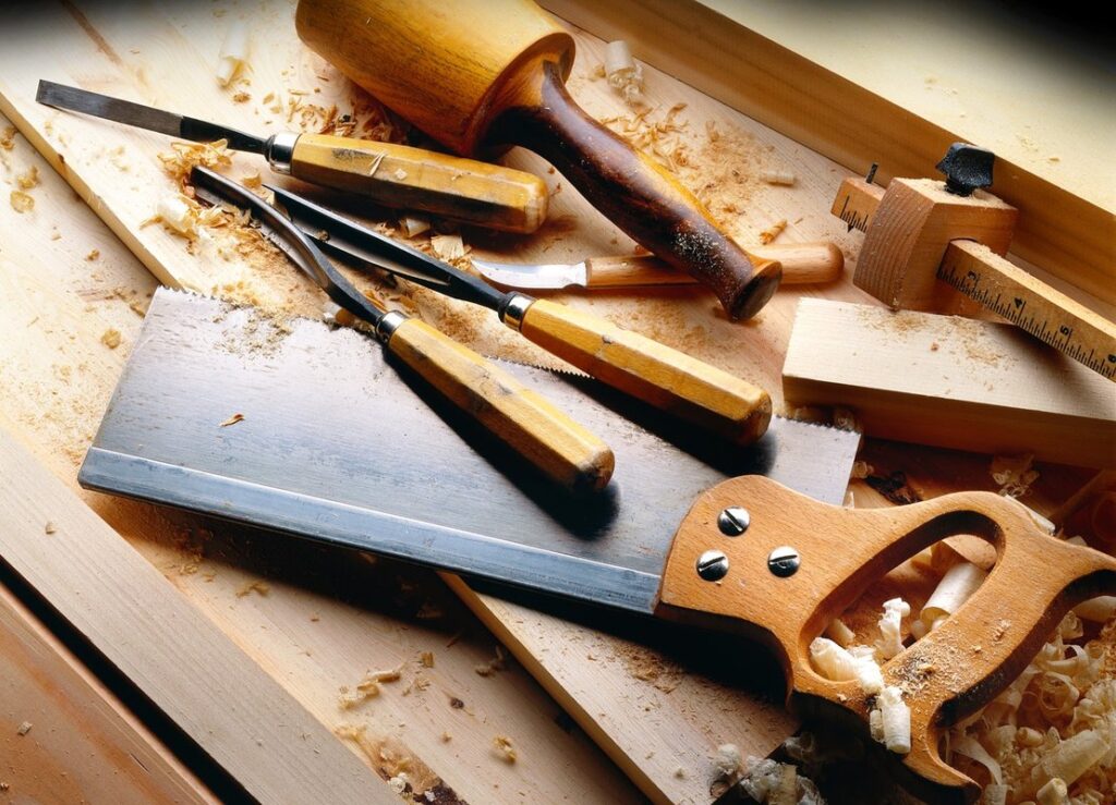 carpenter bees and garden wood structures