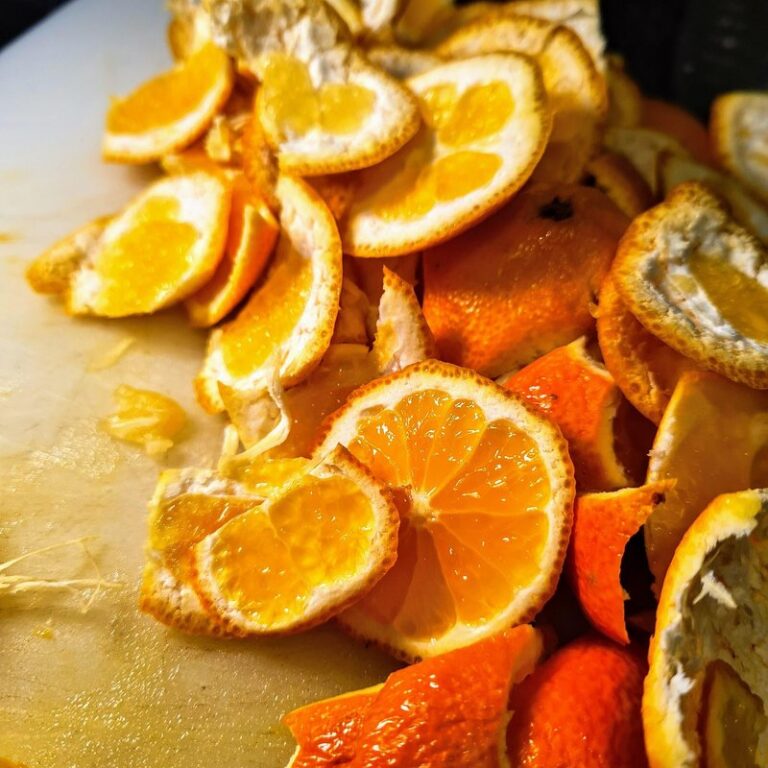 citrus in compost