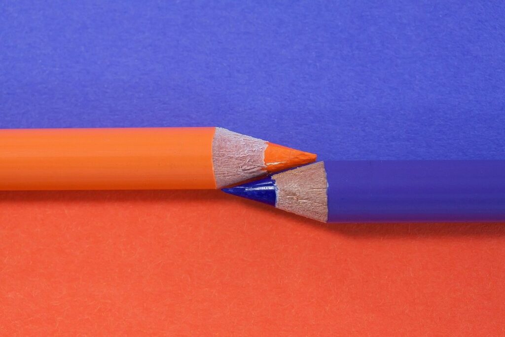 complementary colors in gardening
