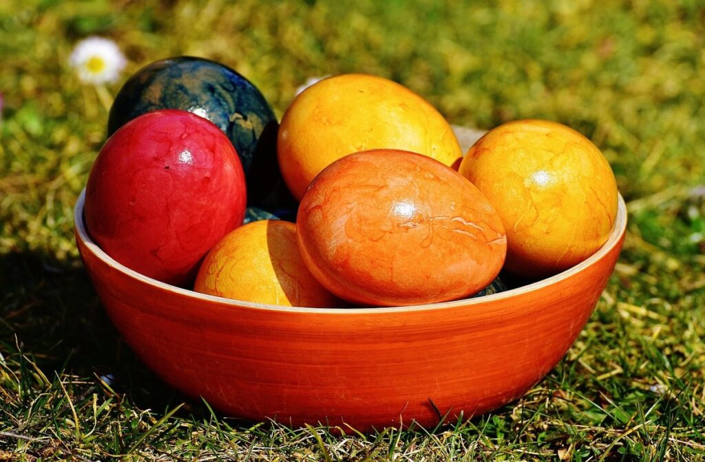 baking eggshells for garden