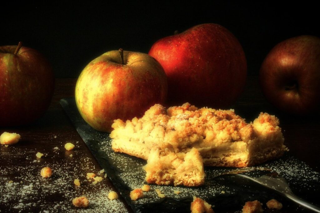 rhubarb and apple crumble gluten free