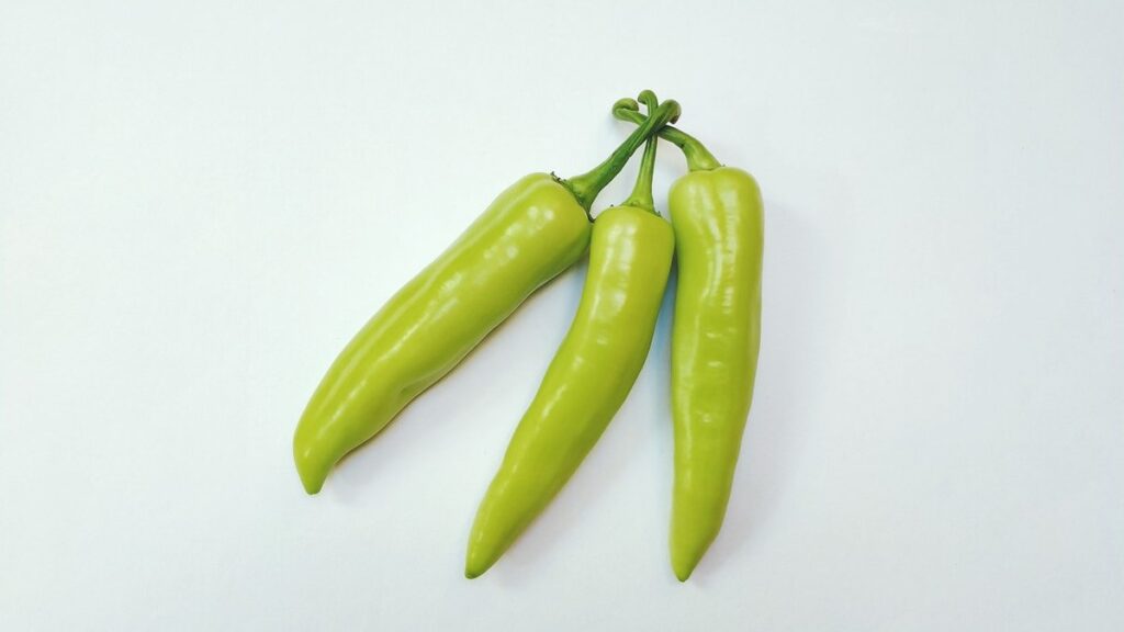 rounrd yellow chilli pepper