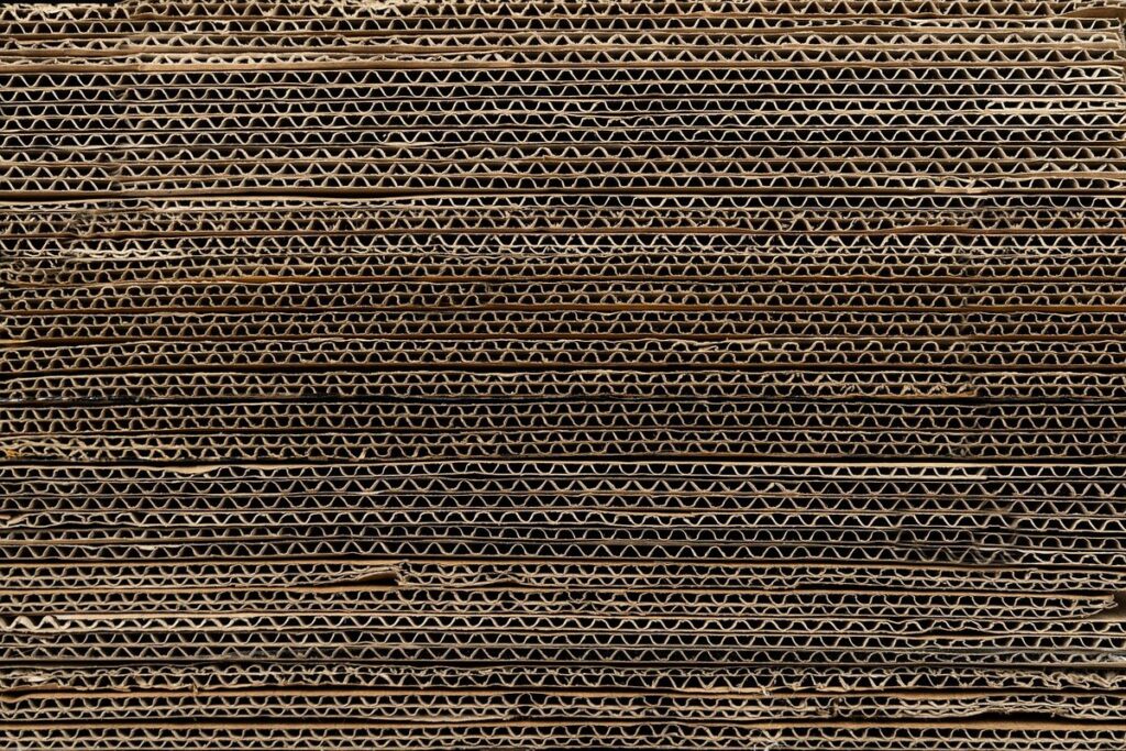 round corrugated planter boxes